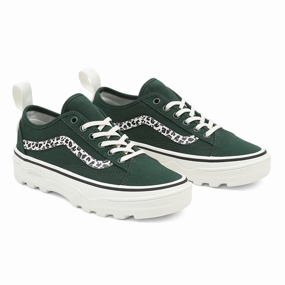 Men\'s Vans Sentry Old Skool Sneakers Green | USA32960