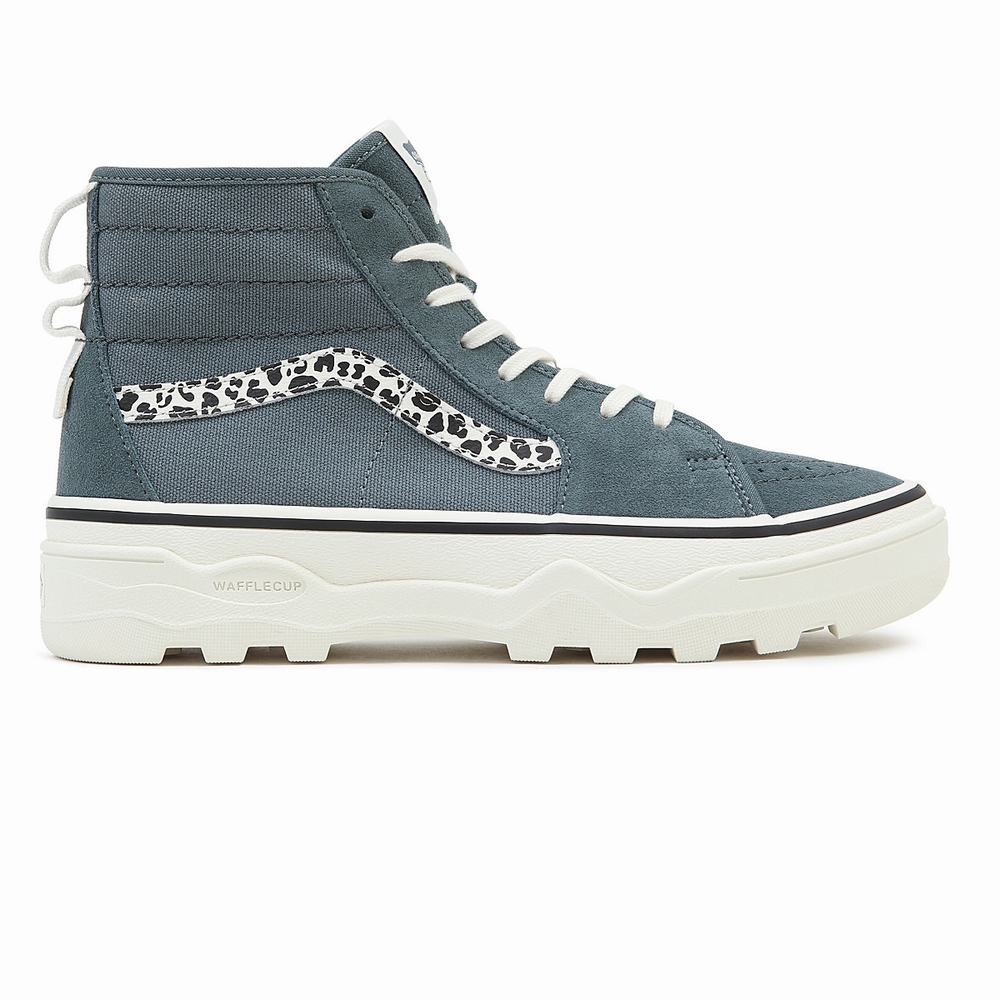 Men's Vans Sentry Sk8-Hi Sneakers Grey | USA36519