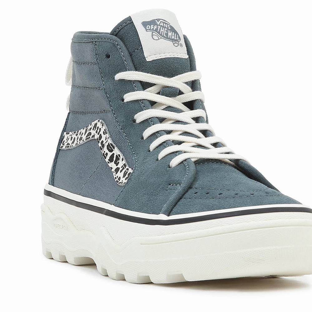 Men's Vans Sentry Sk8-Hi Sneakers Grey | USA36519