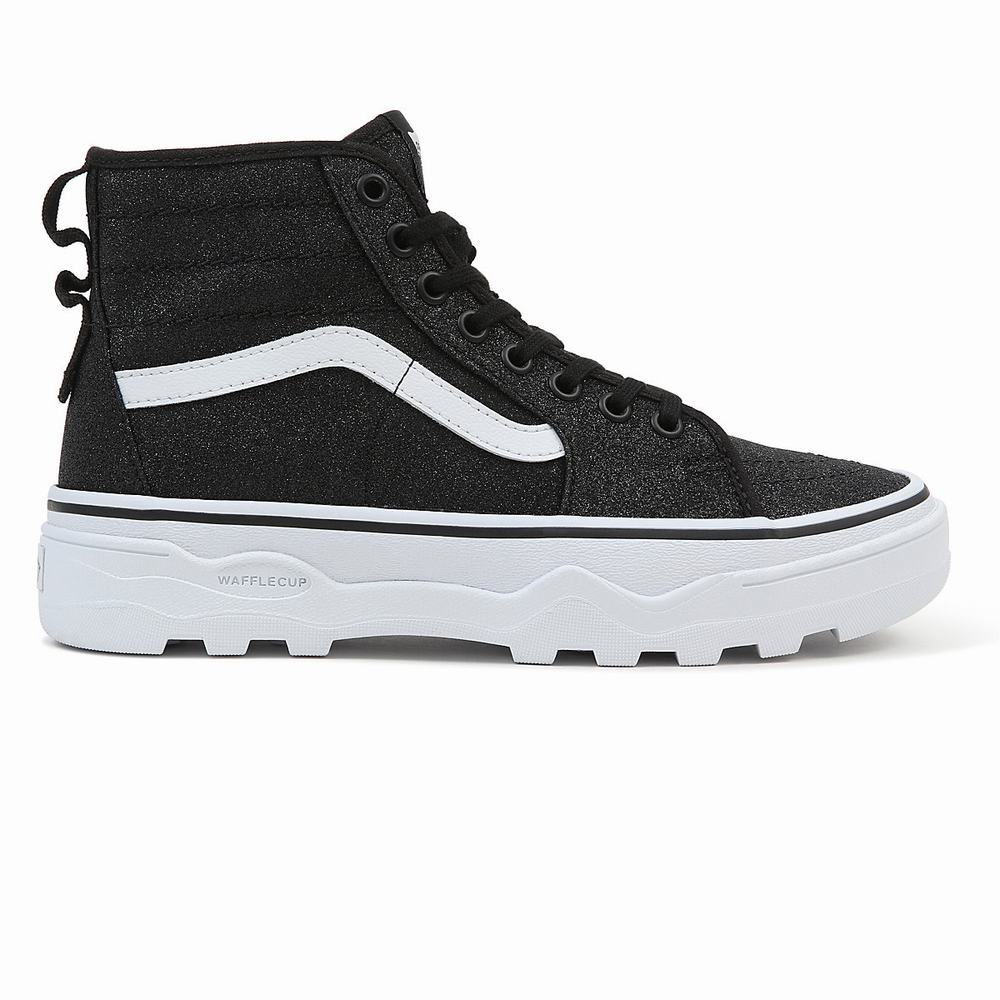 Men's Vans Sentry Sk8-Hi WC Sneakers Black | USA08739