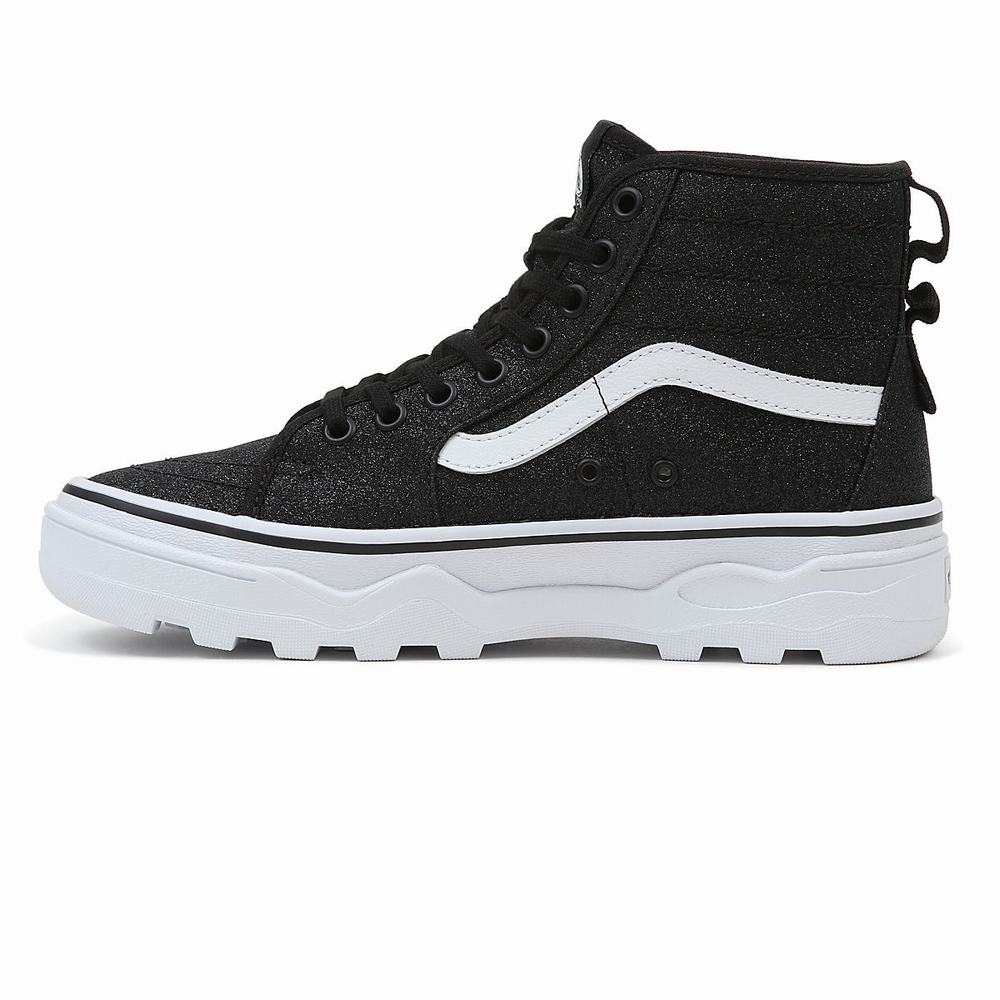 Men's Vans Sentry Sk8-Hi WC Sneakers Black | USA08739