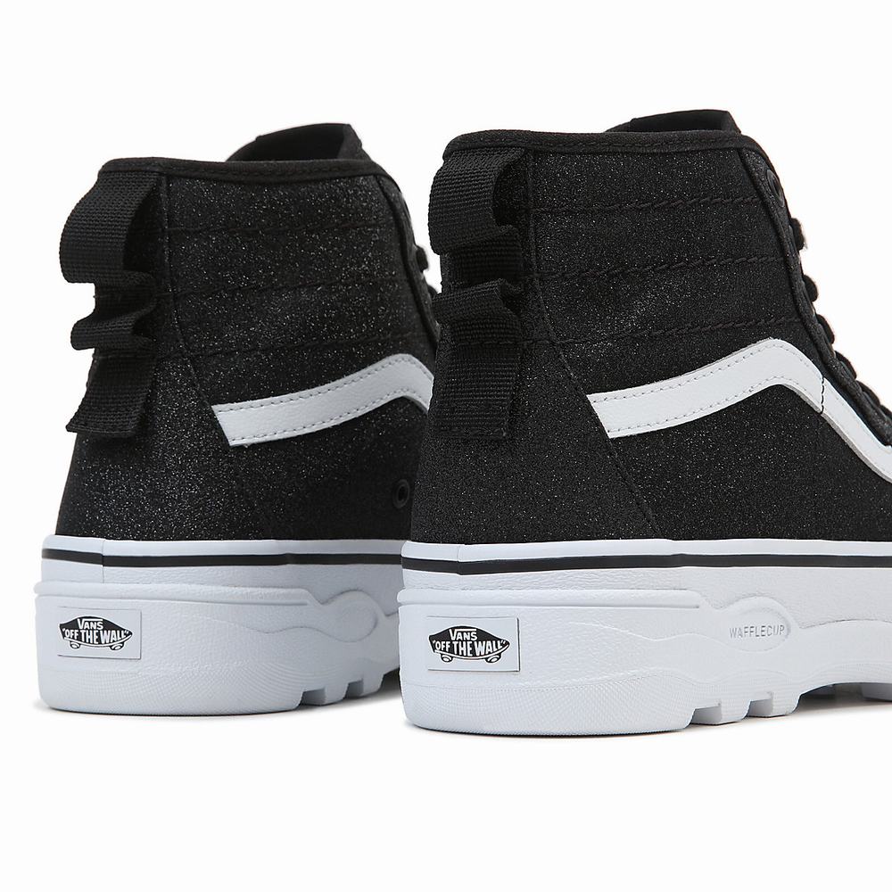 Men's Vans Sentry Sk8-Hi WC Sneakers Black | USA08739