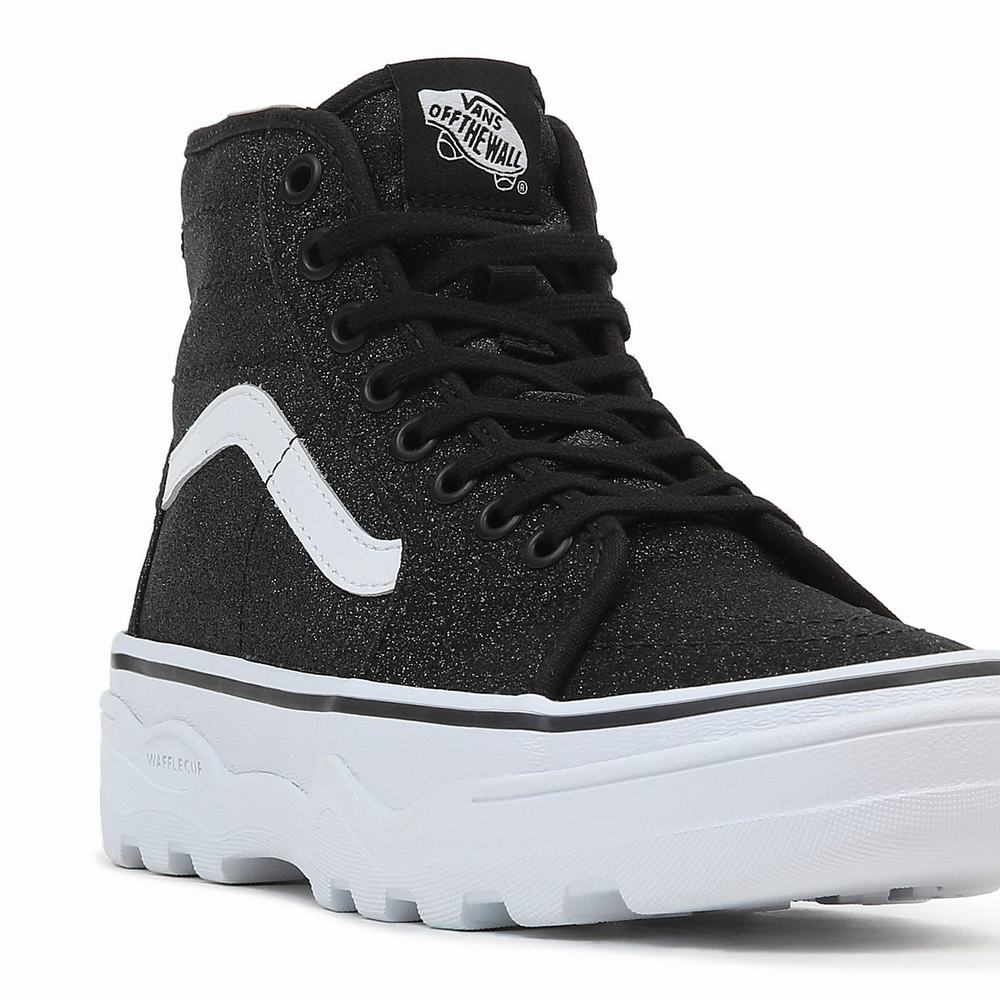 Men's Vans Sentry Sk8-Hi WC Sneakers Black | USA08739