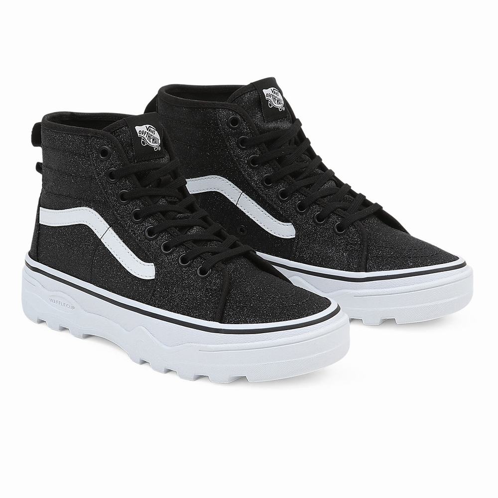 Men\'s Vans Sentry Sk8-Hi WC Sneakers Black | USA08739