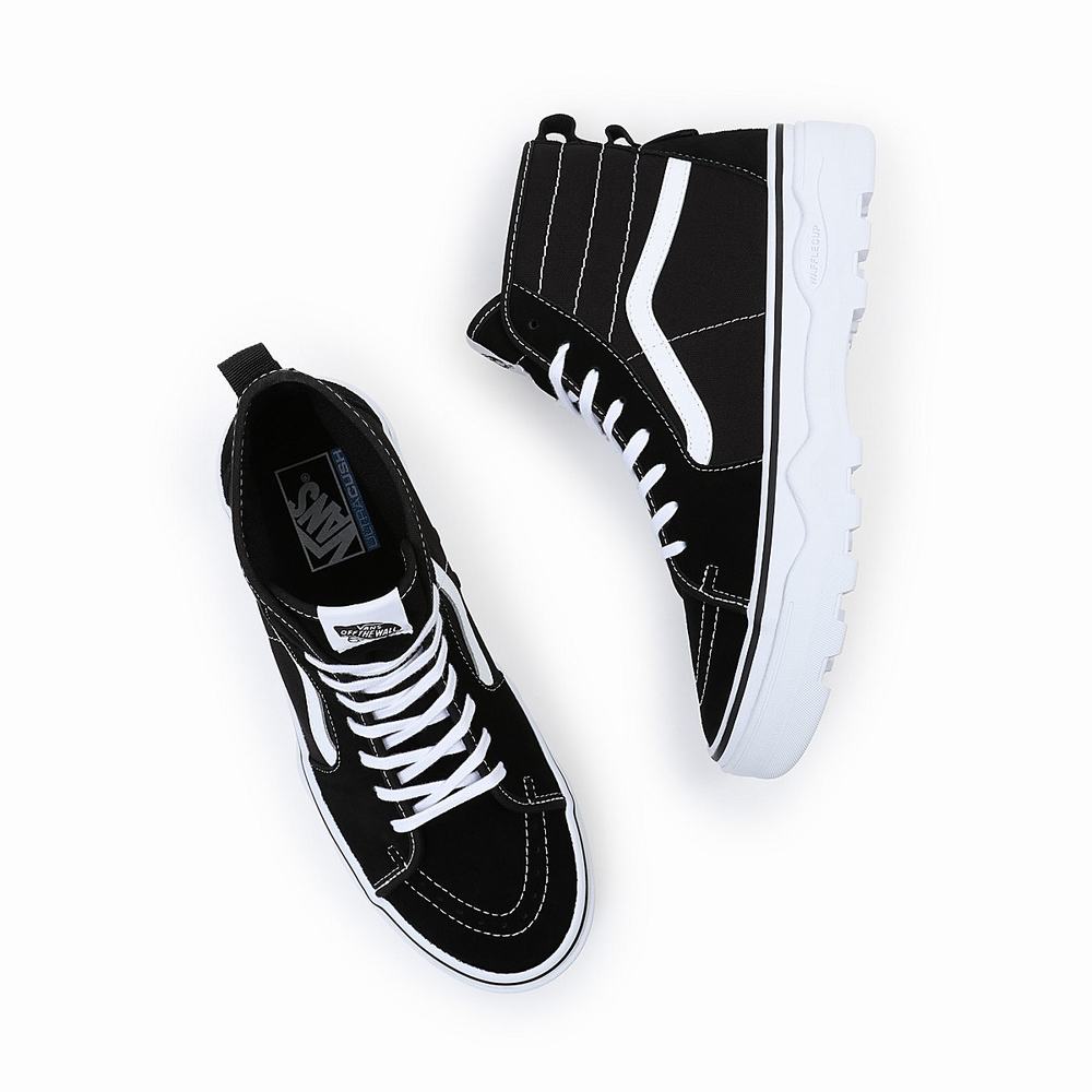 Men's Vans Sentry Sk8-Hi WC Sneakers Black | USA90254