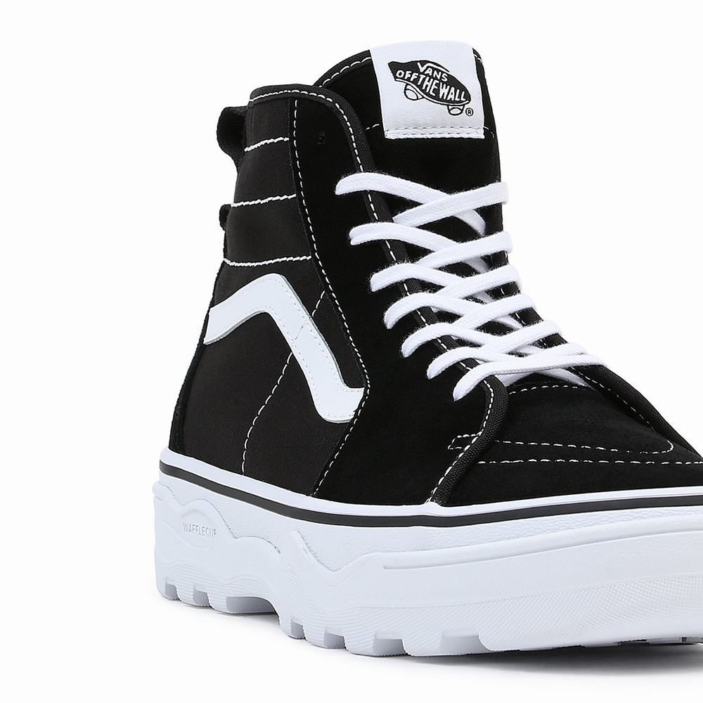 Men's Vans Sentry Sk8-Hi WC Sneakers Black | USA90254