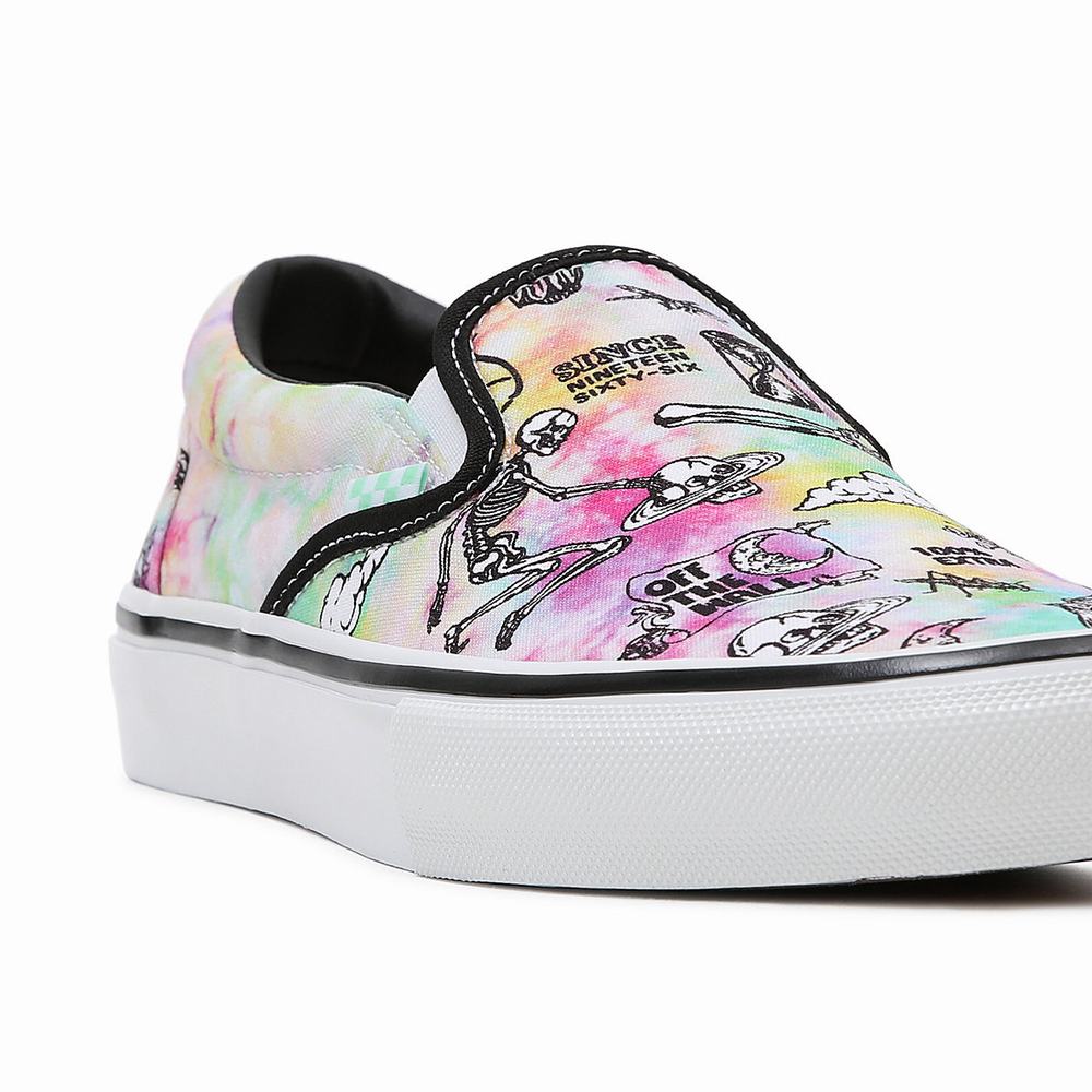 Men's Vans Shroom Doom Skate Slip On Shoes Multicolor | USA82073