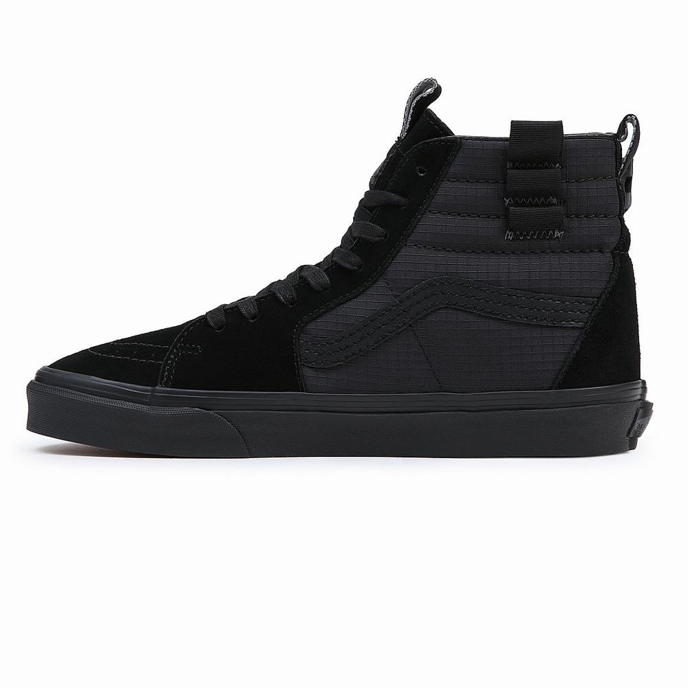 Men's Vans Sk8-Hi Cmty Sneakers Black | USA30581