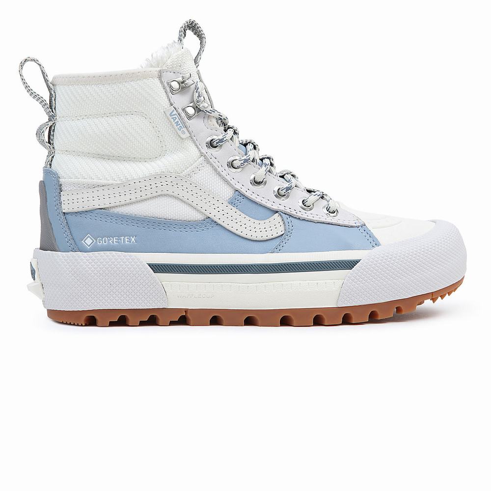 Men's Vans Sk8-Hi Gore-Tex MTE-3 Sneakers Blue / White | USA38412