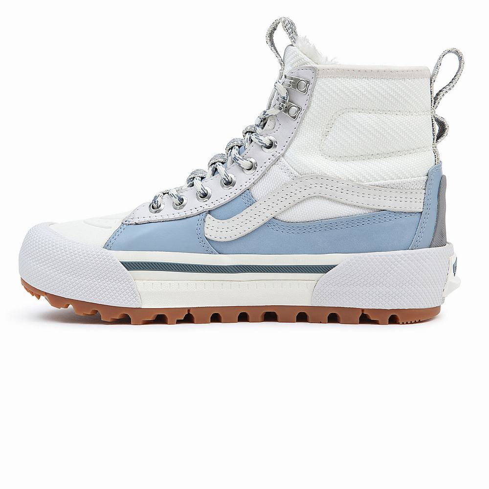 Men's Vans Sk8-Hi Gore-Tex MTE-3 Sneakers Blue / White | USA38412