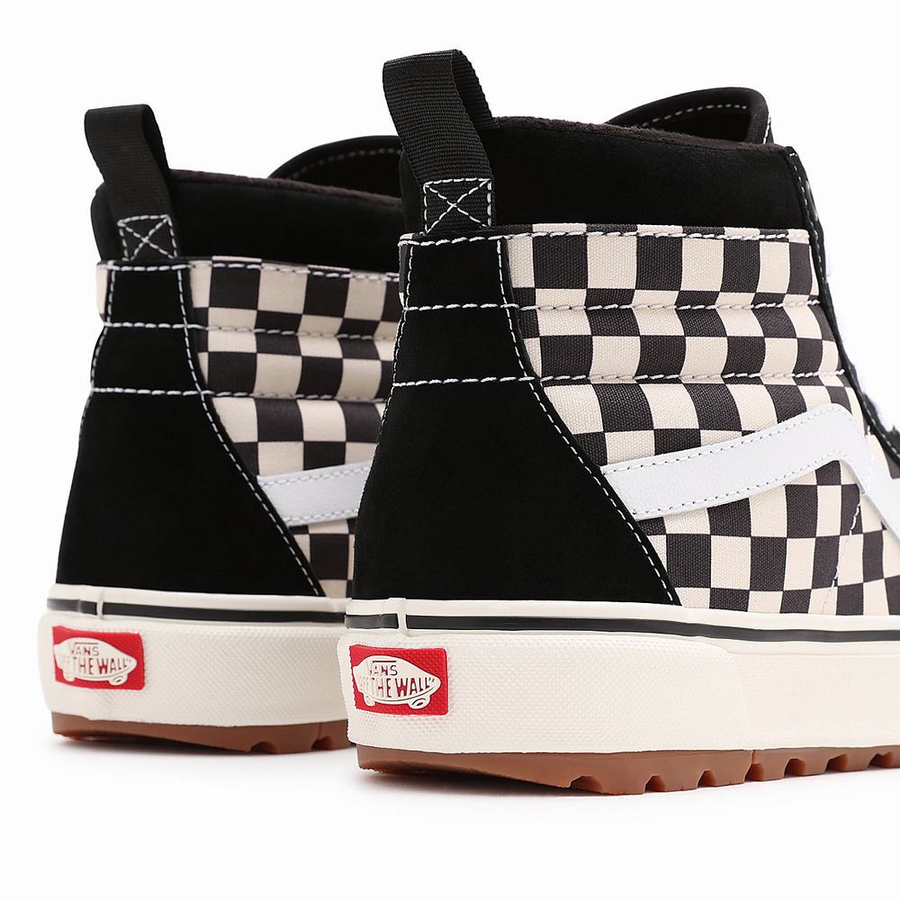 Men's Vans Sk8-Hi MTE-1 Sneakers Black / White | USA54290