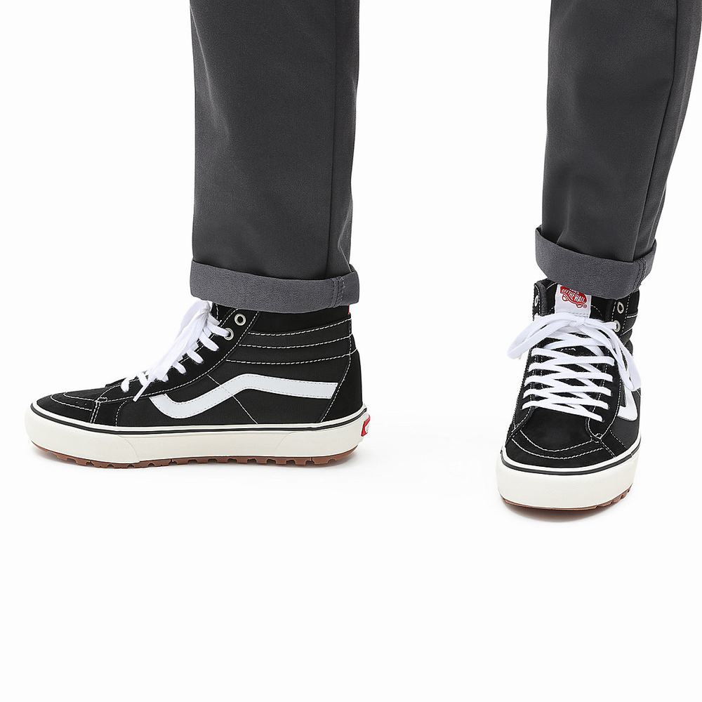 Men's Vans Sk8-Hi MTE-1 Sneakers Black | USA91426