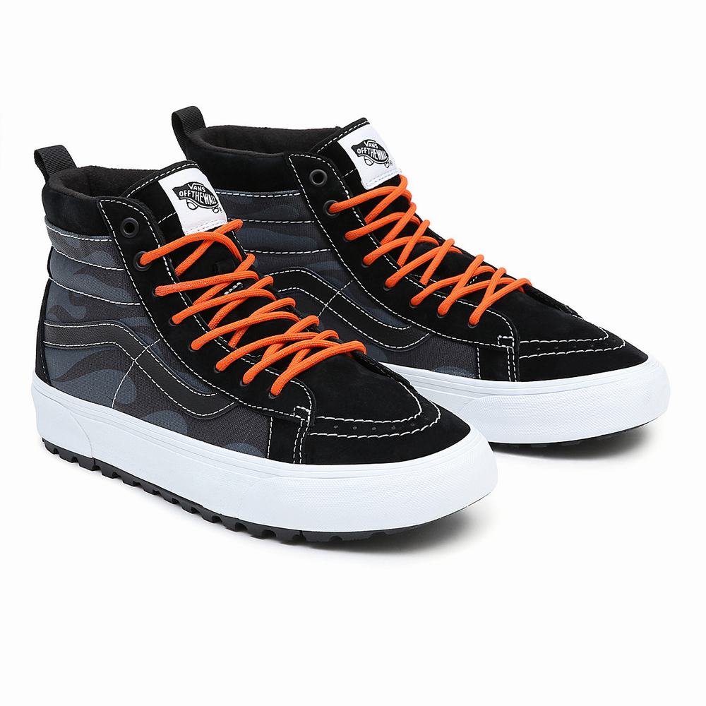 Men\'s Vans Sk8-Hi MTE-1 Sneakers Black / Grey | USA98174