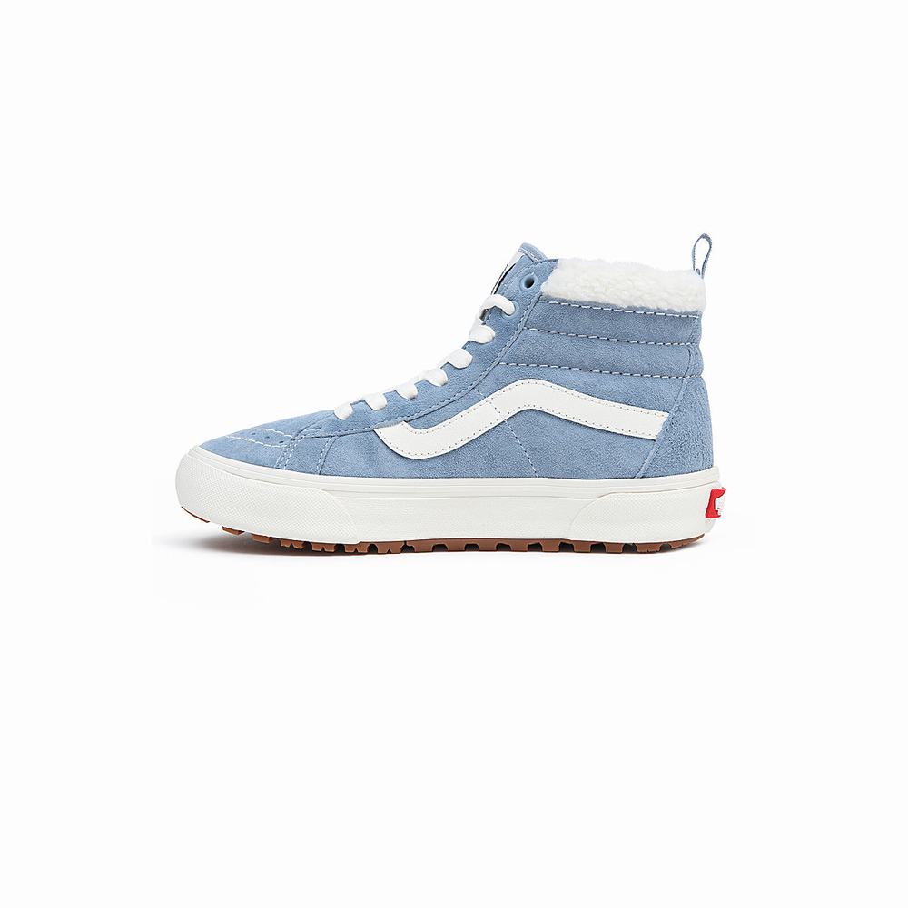 Men's Vans Sk8-Hi MTE-1 Sneakers Blue | USA08741