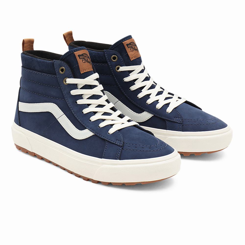 Men\'s Vans Sk8-Hi MTE-1 Sneakers Blue | USA51928