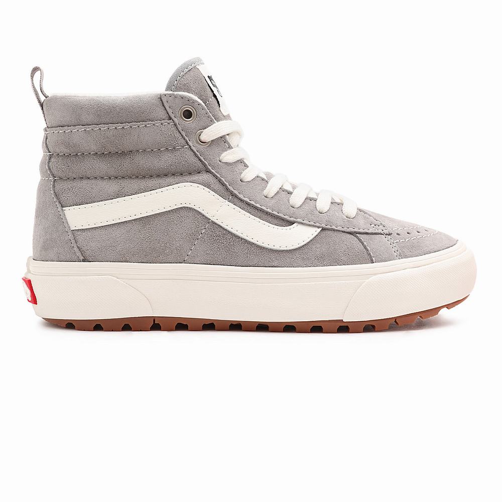 Men's Vans Sk8-Hi MTE-1 Sneakers Grey | USA56409