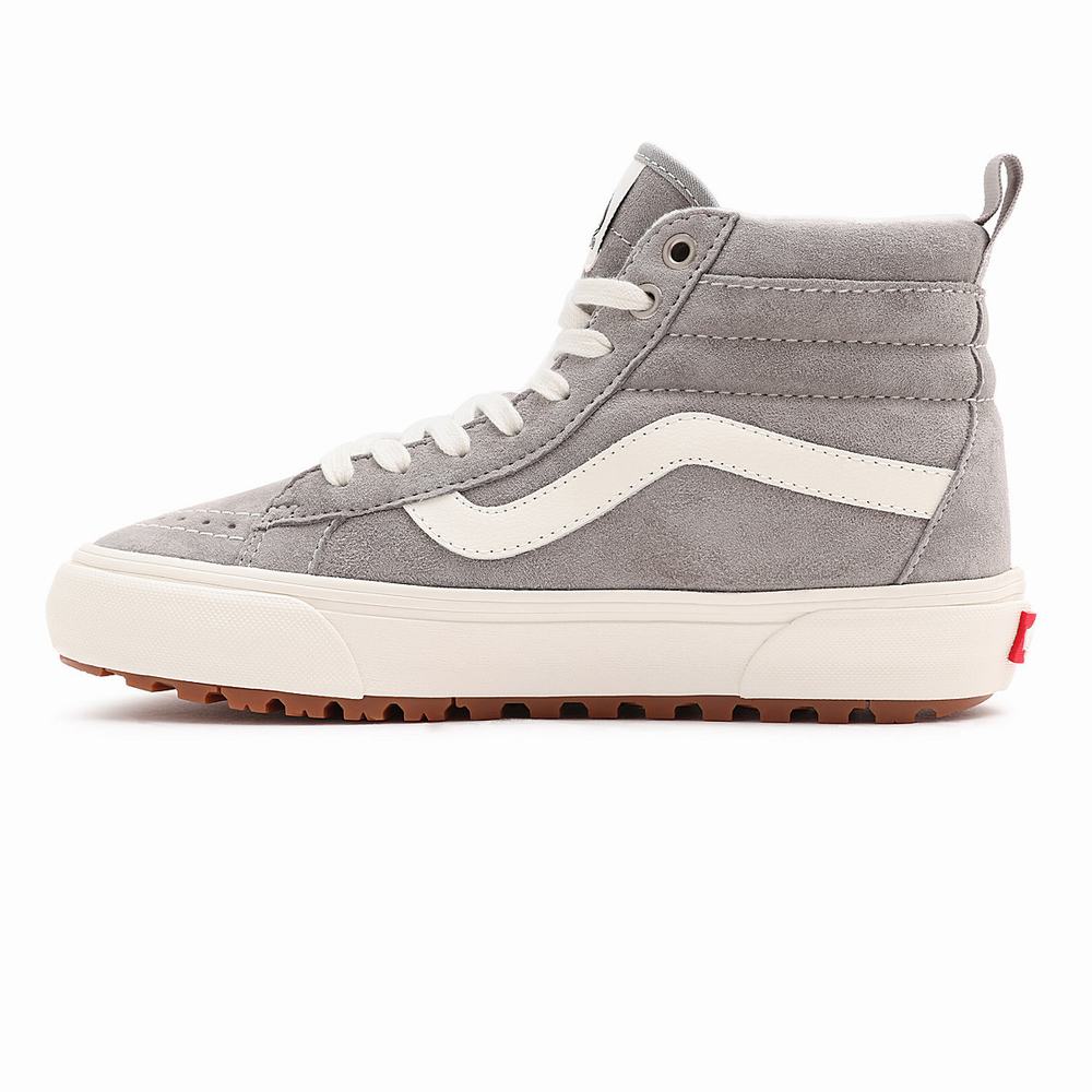 Men's Vans Sk8-Hi MTE-1 Sneakers Grey | USA56409