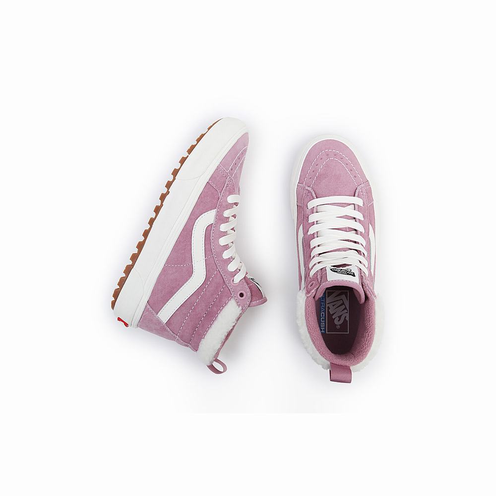 Men's Vans Sk8-Hi MTE-1 Sneakers Pink | USA29476