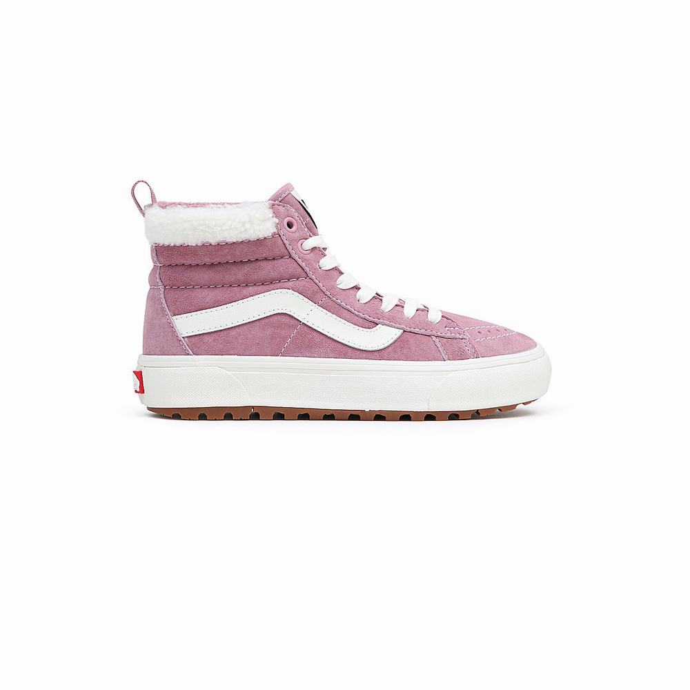 Men's Vans Sk8-Hi MTE-1 Sneakers Pink | USA29476