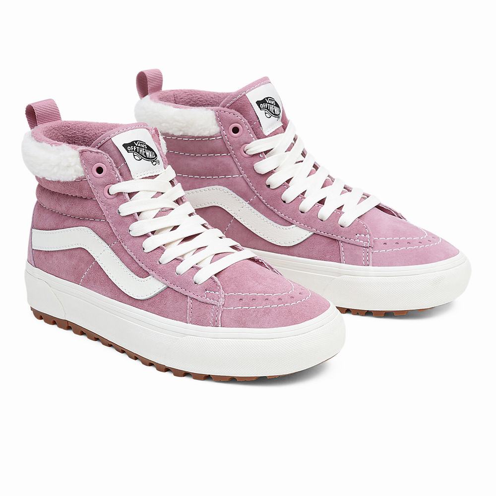 Men\'s Vans Sk8-Hi MTE-1 Sneakers Pink | USA29476