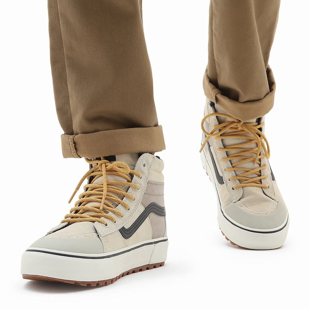 Men's Vans Sk8-Hi MTE-2 Sneakers Beige | USA98760