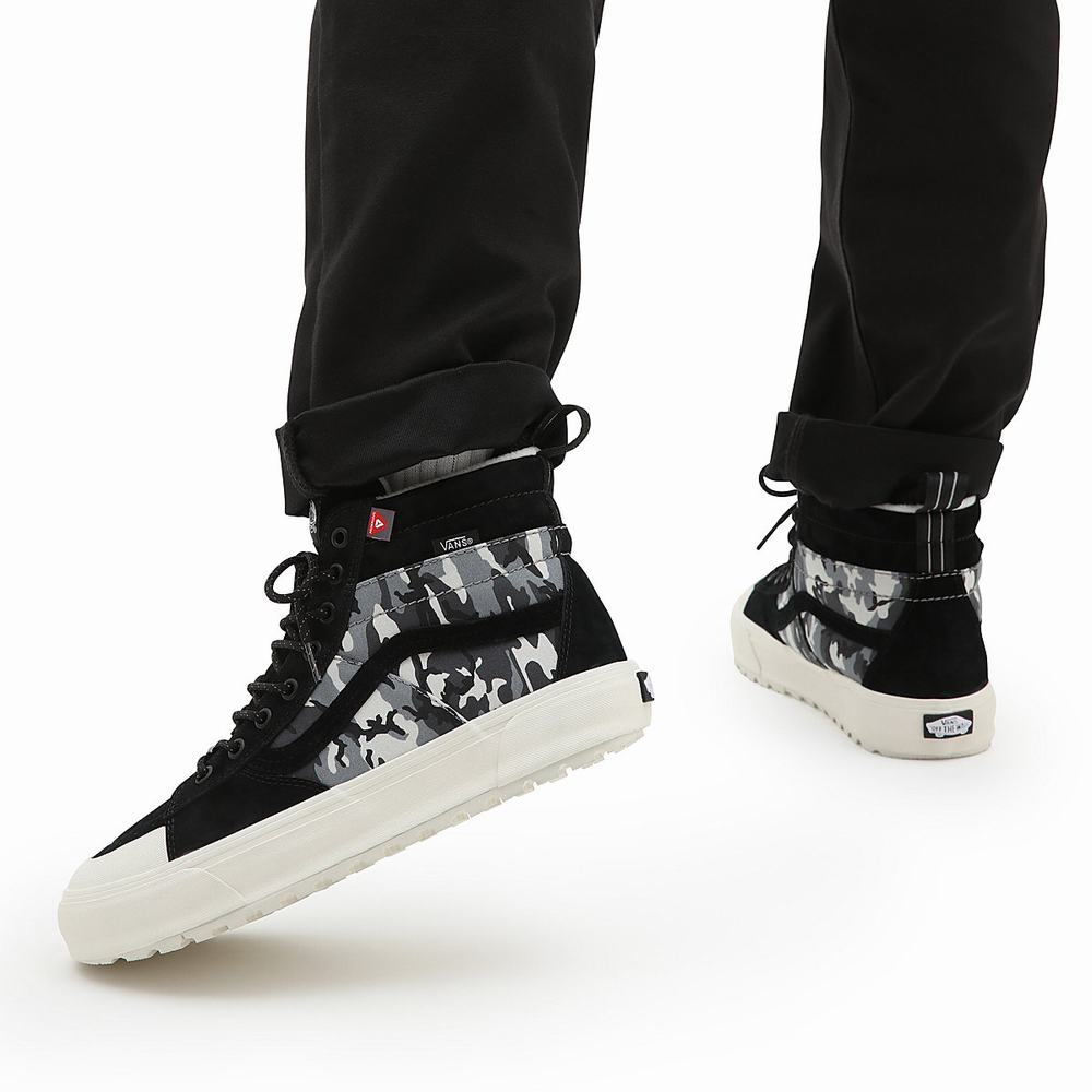 Men's Vans Sk8-Hi MTE-2 Sneakers Black | USA65218