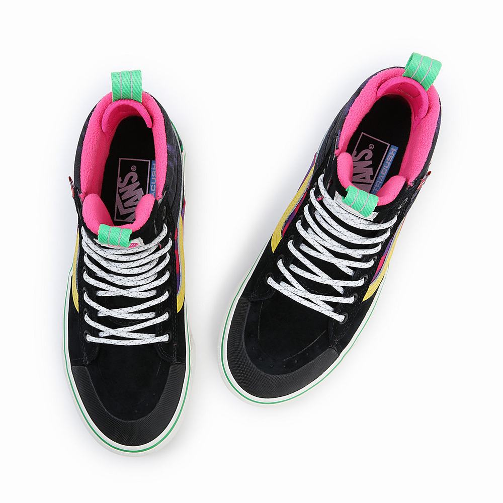 Men's Vans Sk8-Hi MTE-2 Sneakers Black / Pink | USA74296