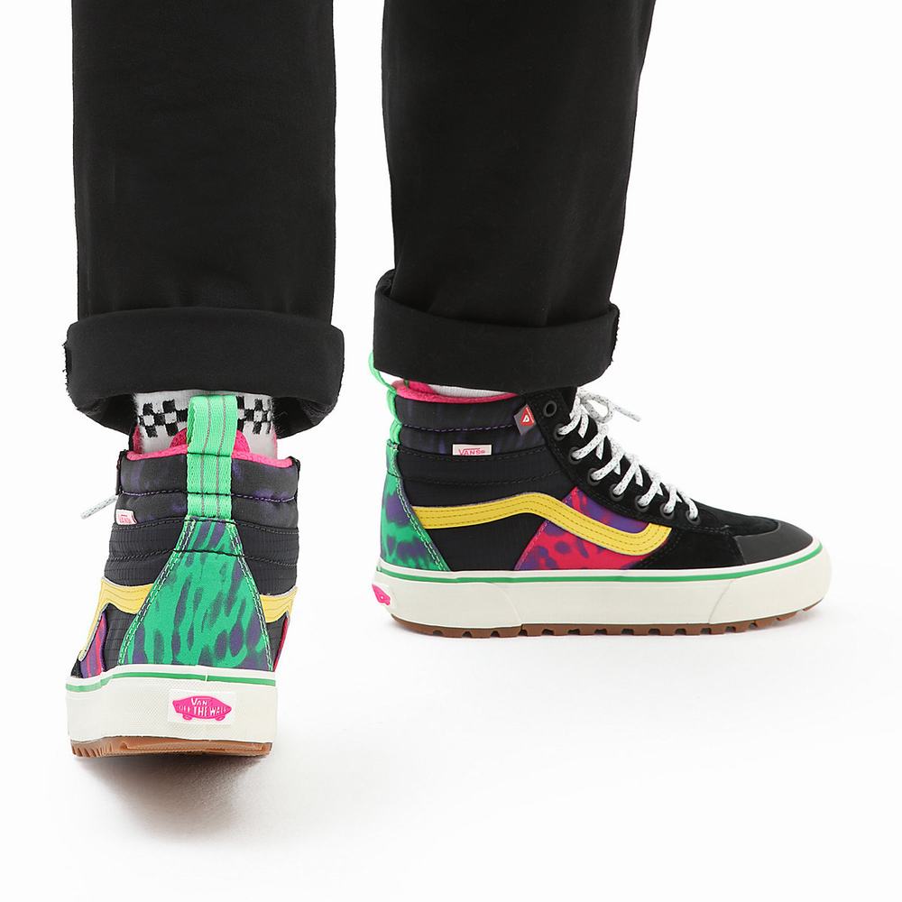 Men's Vans Sk8-Hi MTE-2 Sneakers Black / Pink | USA74296