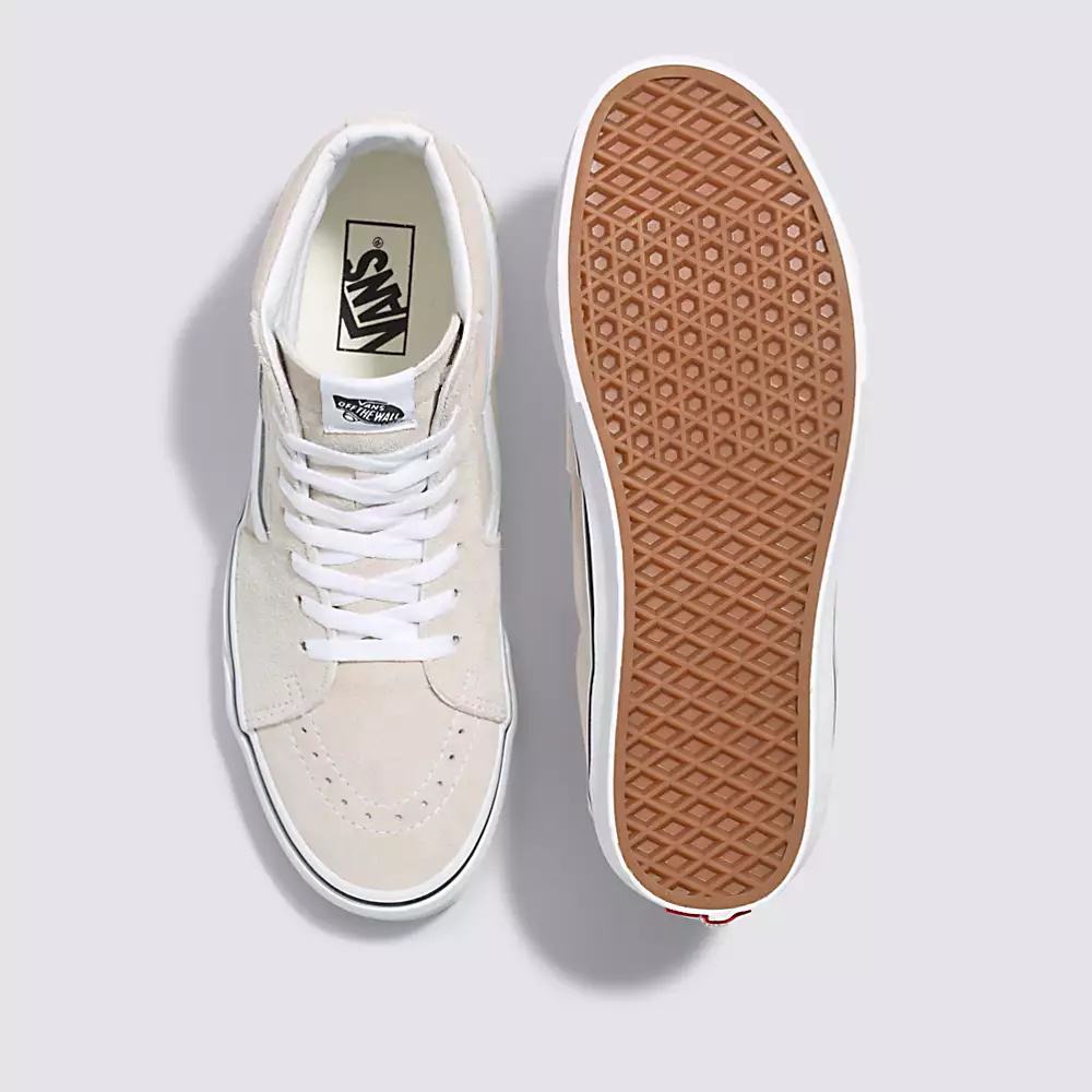 Men's Vans Sk8-Hi Sneakers Beige | USA05739