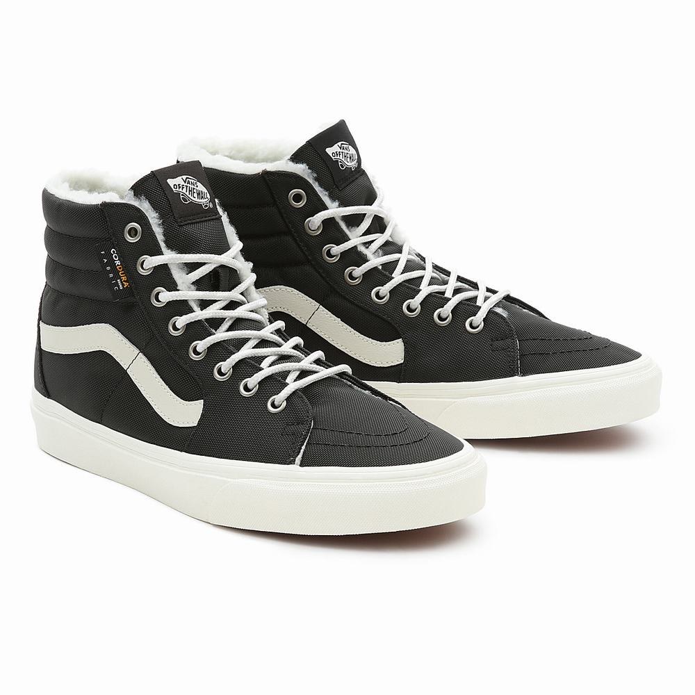 Men\'s Vans Sk8-Hi Sneakers Black | USA01892