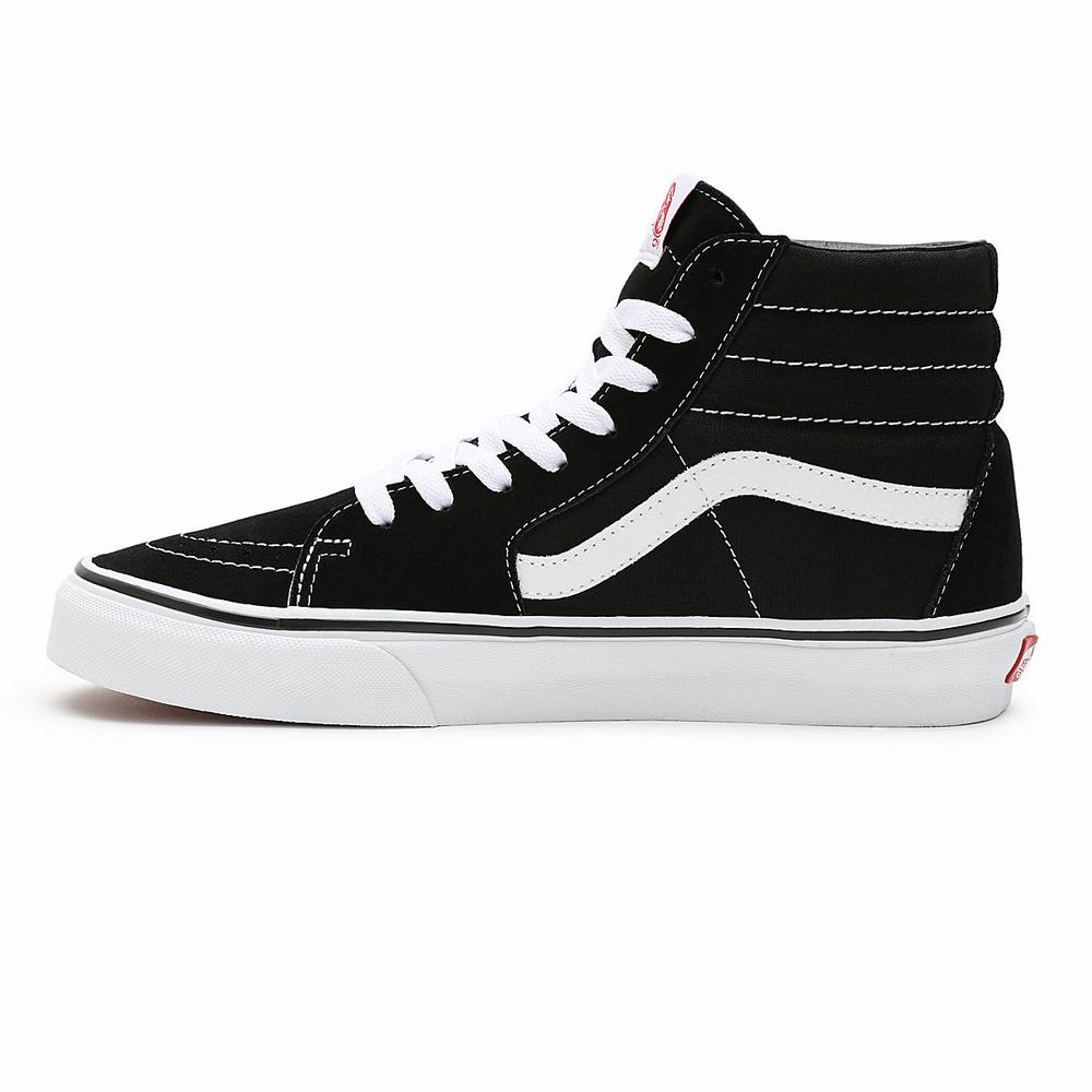 Men's Vans Sk8-Hi Sneakers Black | USA23865