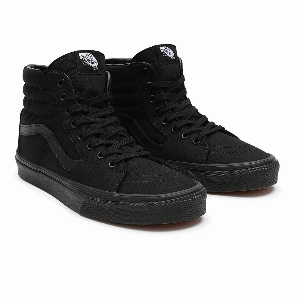 Men\'s Vans Sk8-Hi Sneakers Black | USA48613