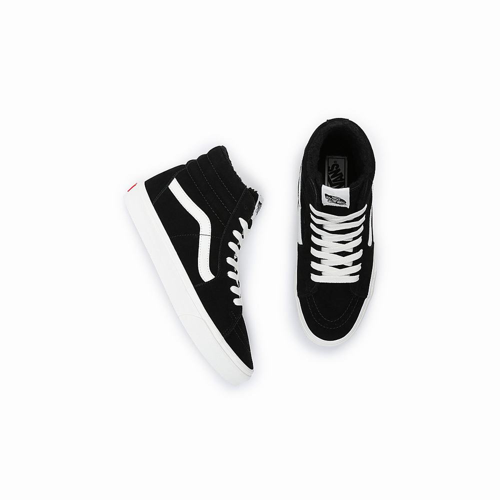 Men's Vans Sk8-Hi Sneakers Black | USA64032