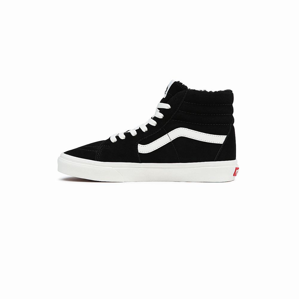 Men's Vans Sk8-Hi Sneakers Black | USA64032