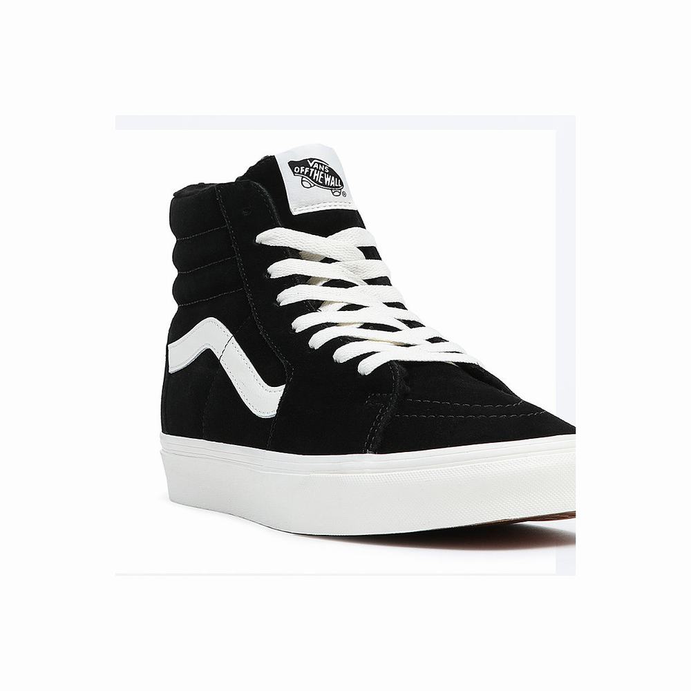 Men's Vans Sk8-Hi Sneakers Black | USA64032