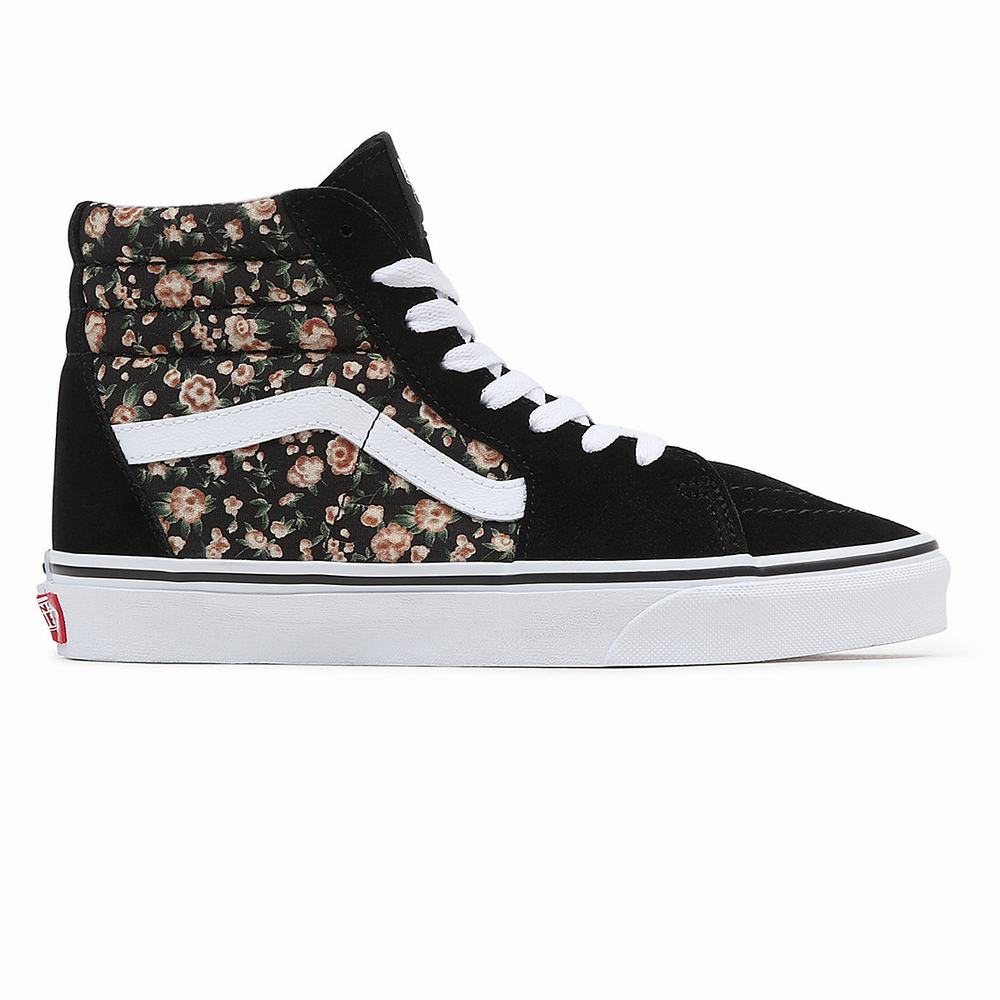 Men's Vans Sk8-Hi Sneakers Black | USA64380