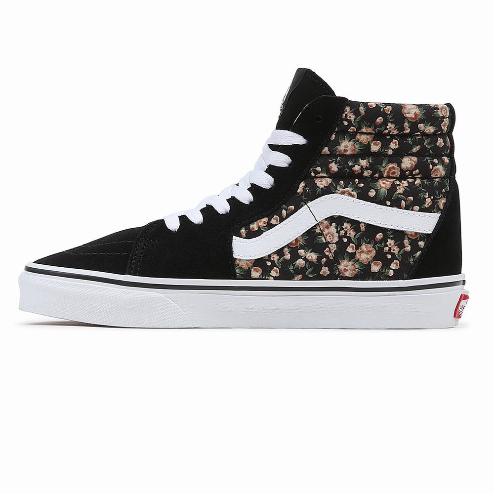 Men's Vans Sk8-Hi Sneakers Black | USA64380