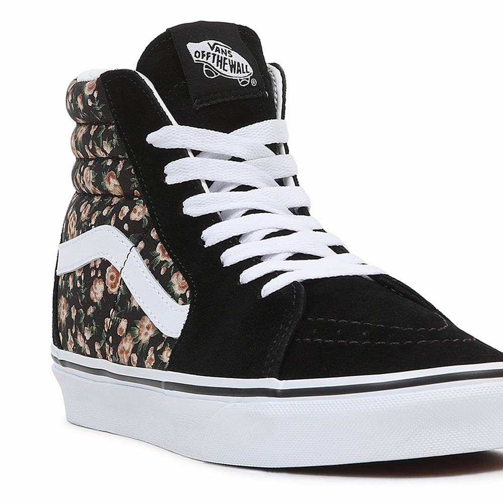 Men's Vans Sk8-Hi Sneakers Black | USA64380