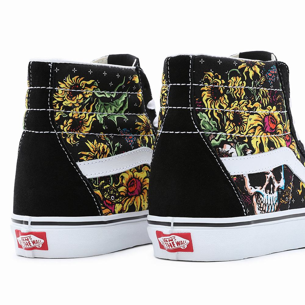 Men's Vans Sk8-Hi Sneakers Black | USA76921