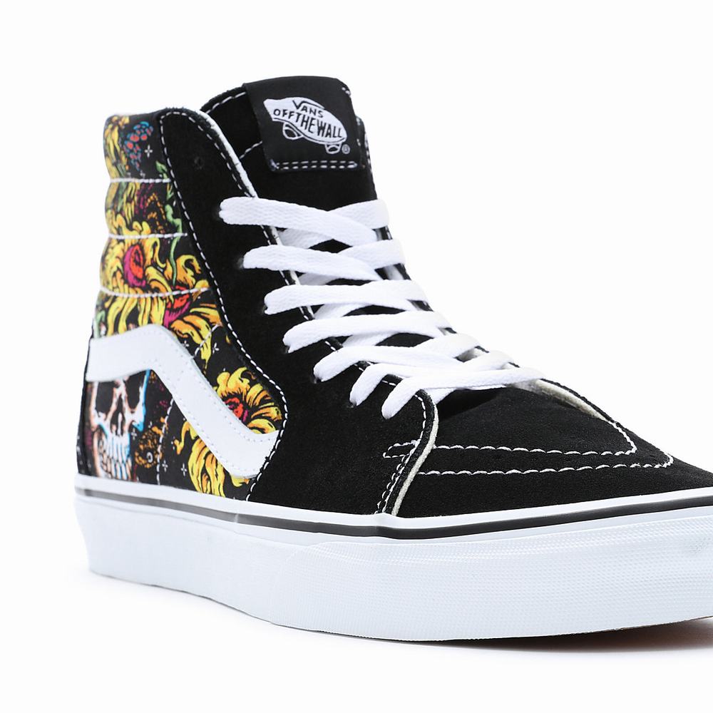 Men's Vans Sk8-Hi Sneakers Black | USA76921