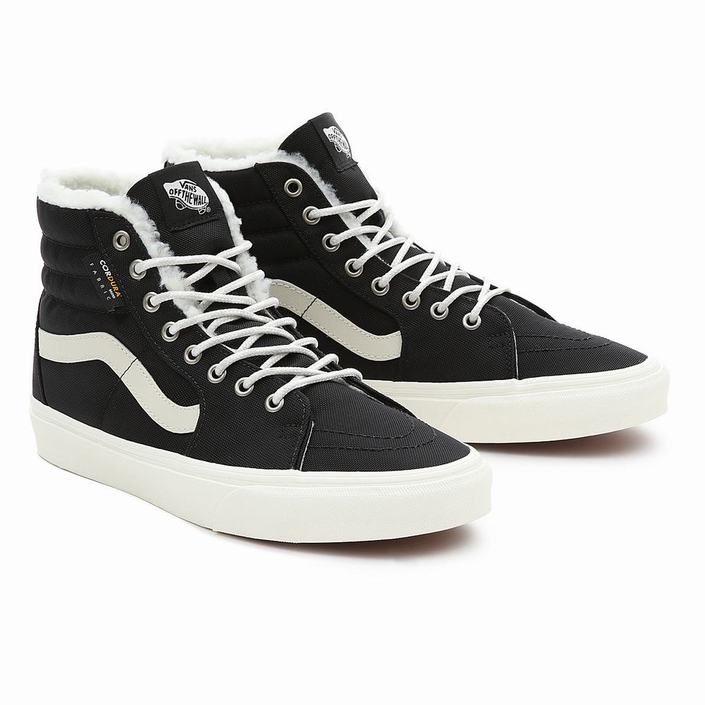 Men\'s Vans Sk8-Hi Sneakers Black | USA82509