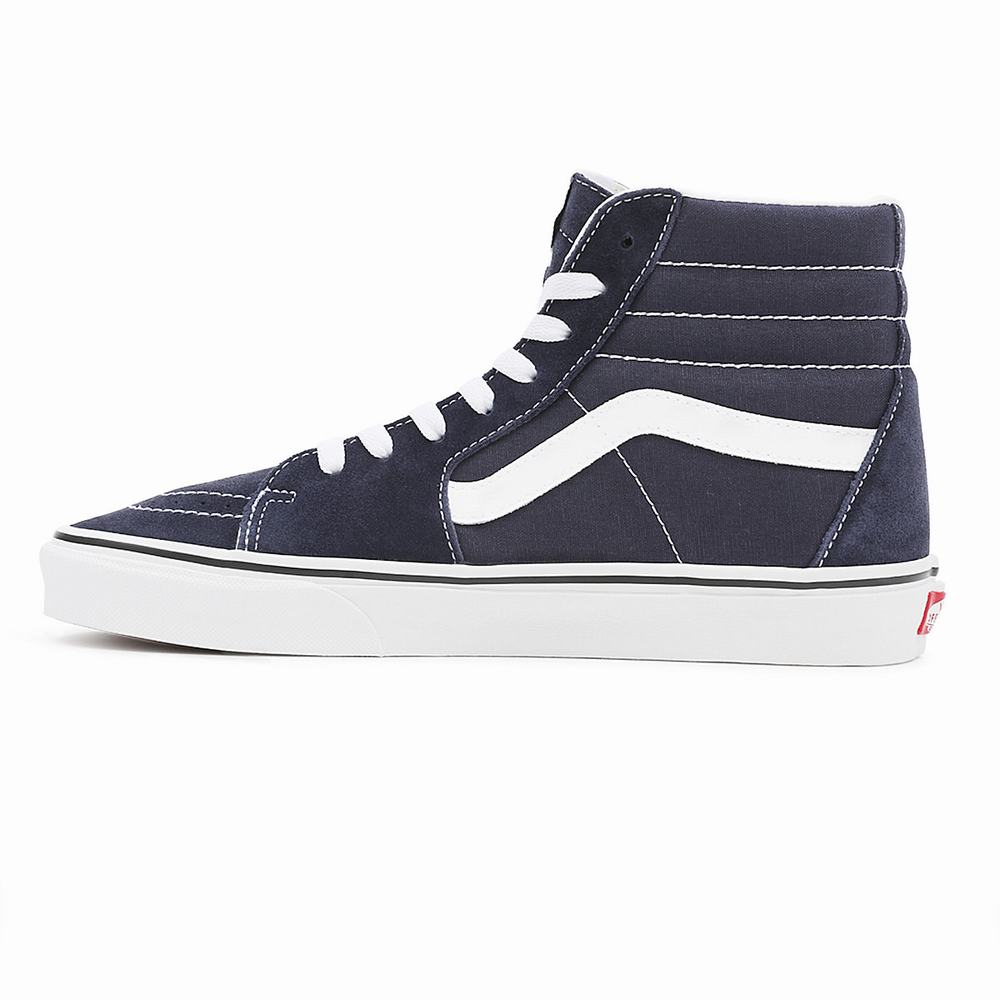 Men's Vans Sk8-Hi Sneakers Blue | USA39568