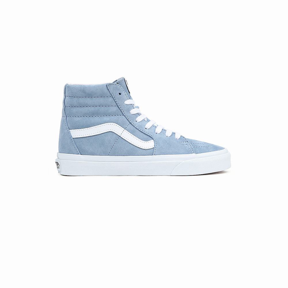 Men's Vans Sk8-Hi Sneakers Blue | USA85614