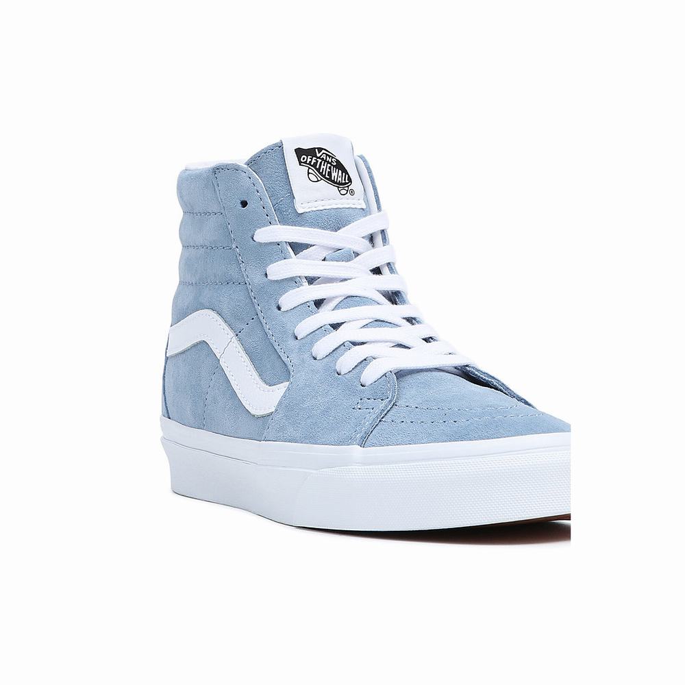 Men's Vans Sk8-Hi Sneakers Blue | USA85614