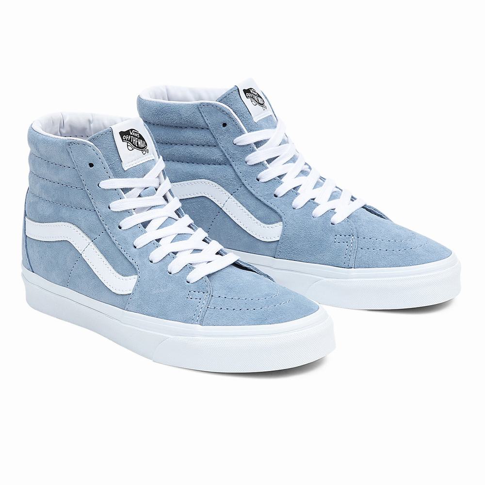 Men\'s Vans Sk8-Hi Sneakers Blue | USA85614