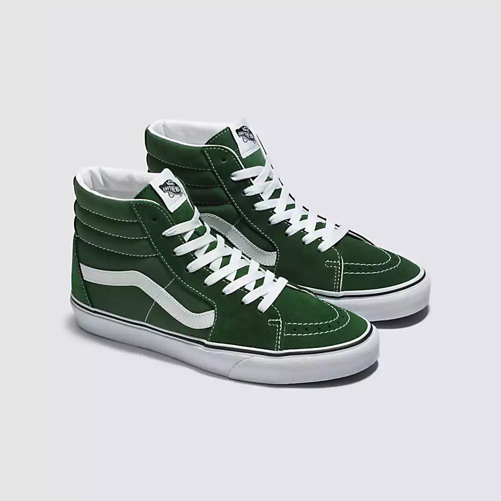 Men's Vans Sk8-Hi Sneakers Green | USA36159