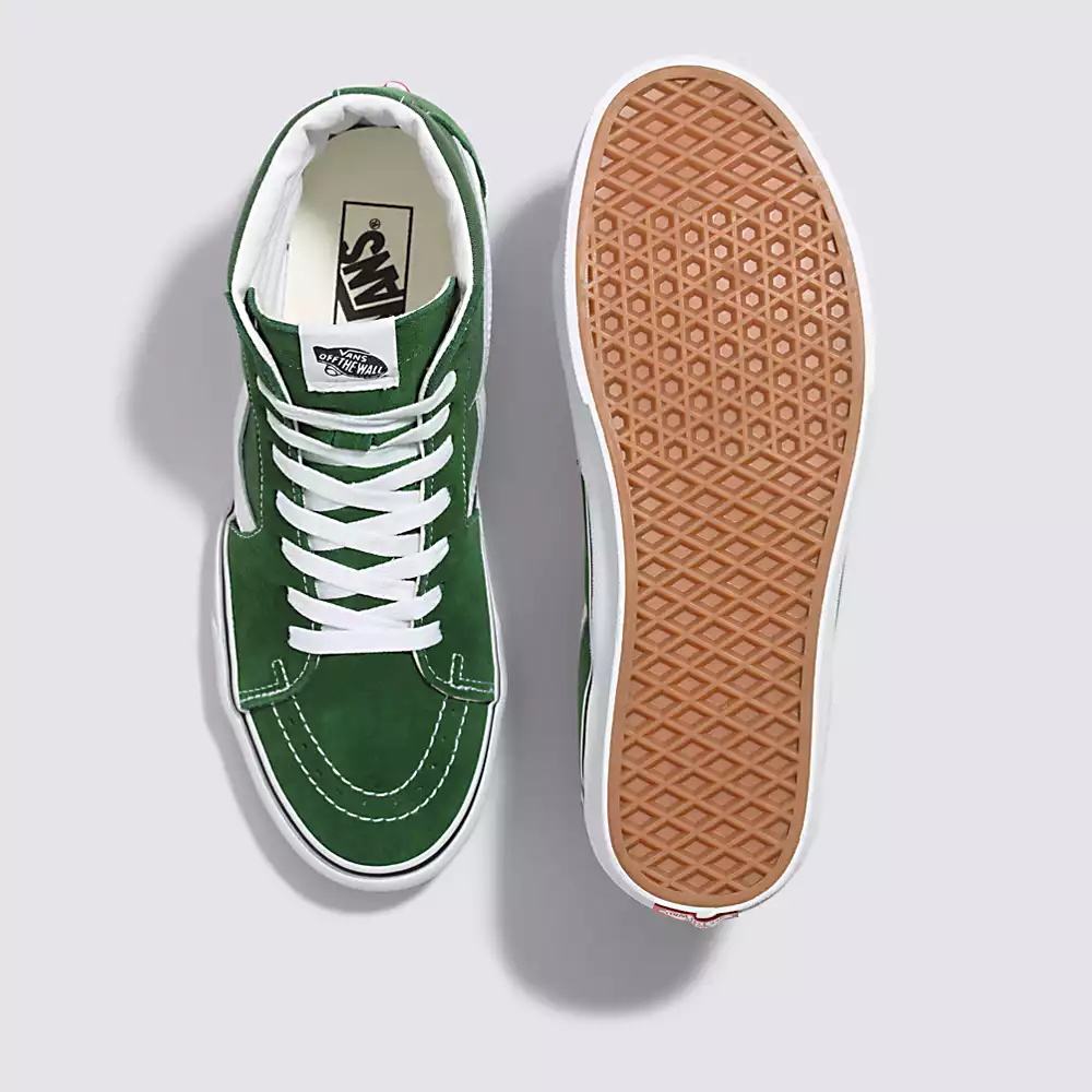 Men's Vans Sk8-Hi Sneakers Green | USA36159