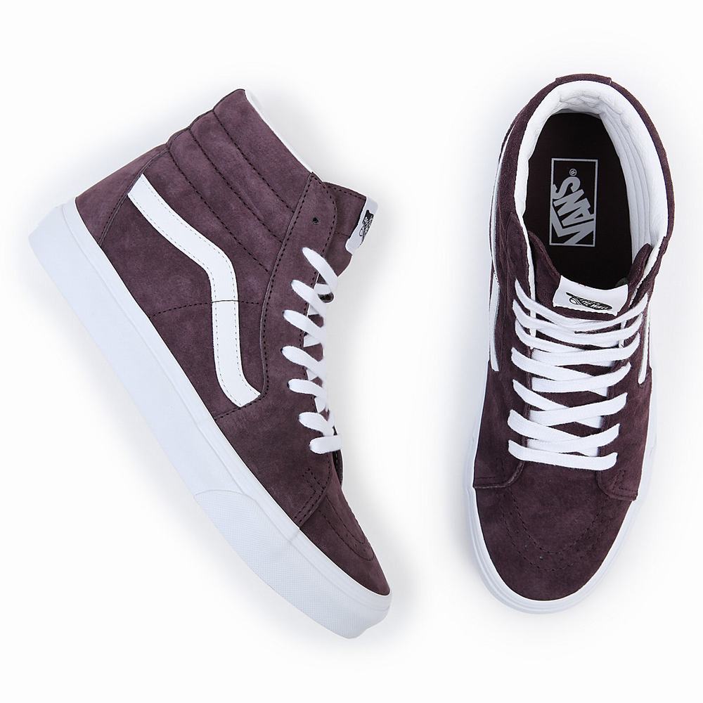 Men's Vans Sk8-Hi Sneakers Purple | USA57349