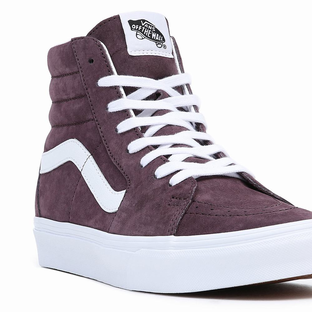 Men's Vans Sk8-Hi Sneakers Purple | USA57349