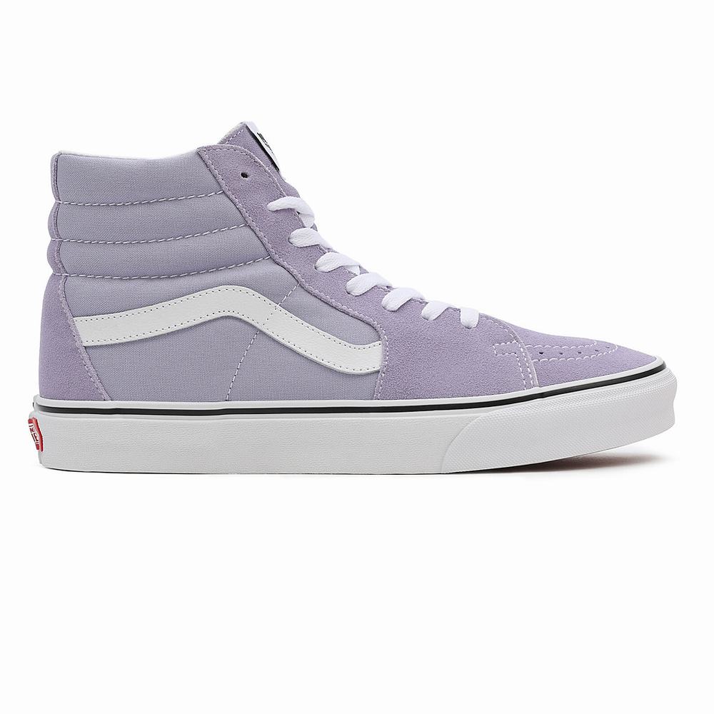 Men's Vans Sk8-Hi Sneakers Purple | USA67815